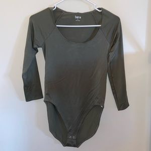 army green bodysuit